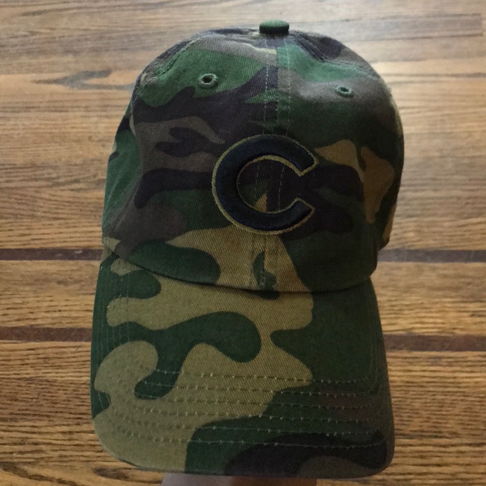 Camo Chicago cubs baseball hat small